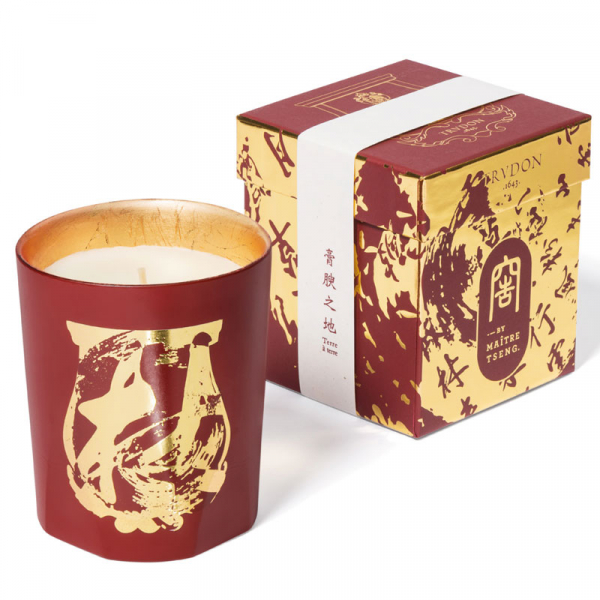 Cire Trudon, Duftkerze, im Glas, Maitre Tseng terre a terre rot-gold, Geschenkbox